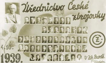 Funcionários de Ceska Zbrojovka em 1939